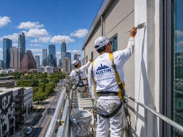 Los contratistas de pintura que trabajan en andamios en Austin necesitan cobertura de compensación laboral.