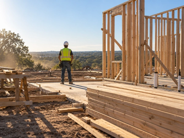 Trabajador de construcción en Texas comparando el seguro del empleador con su propia póliza